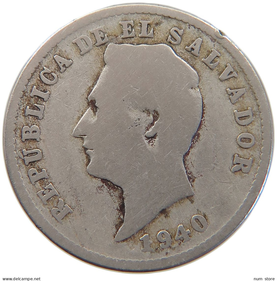 SALVADOR 10 CENTAVOS 1940  #MA 063189 - El Salvador