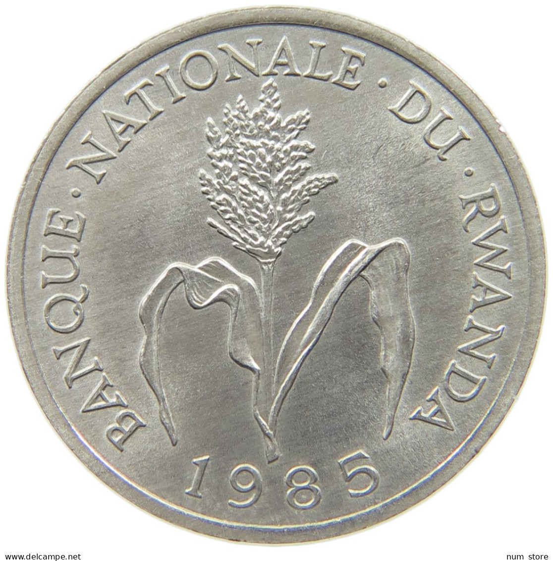 RWANDA FRANC 1985  #MA 067473 - Rwanda