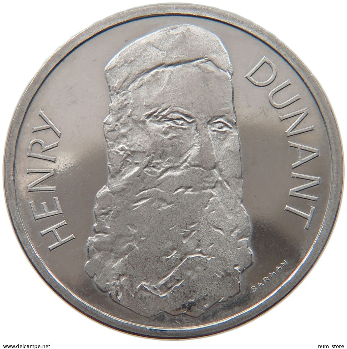 SCHWEIZ 5 FRANKEN FRANCS 1978 HENRY DUNANT #MA 099128 - Autres & Non Classés