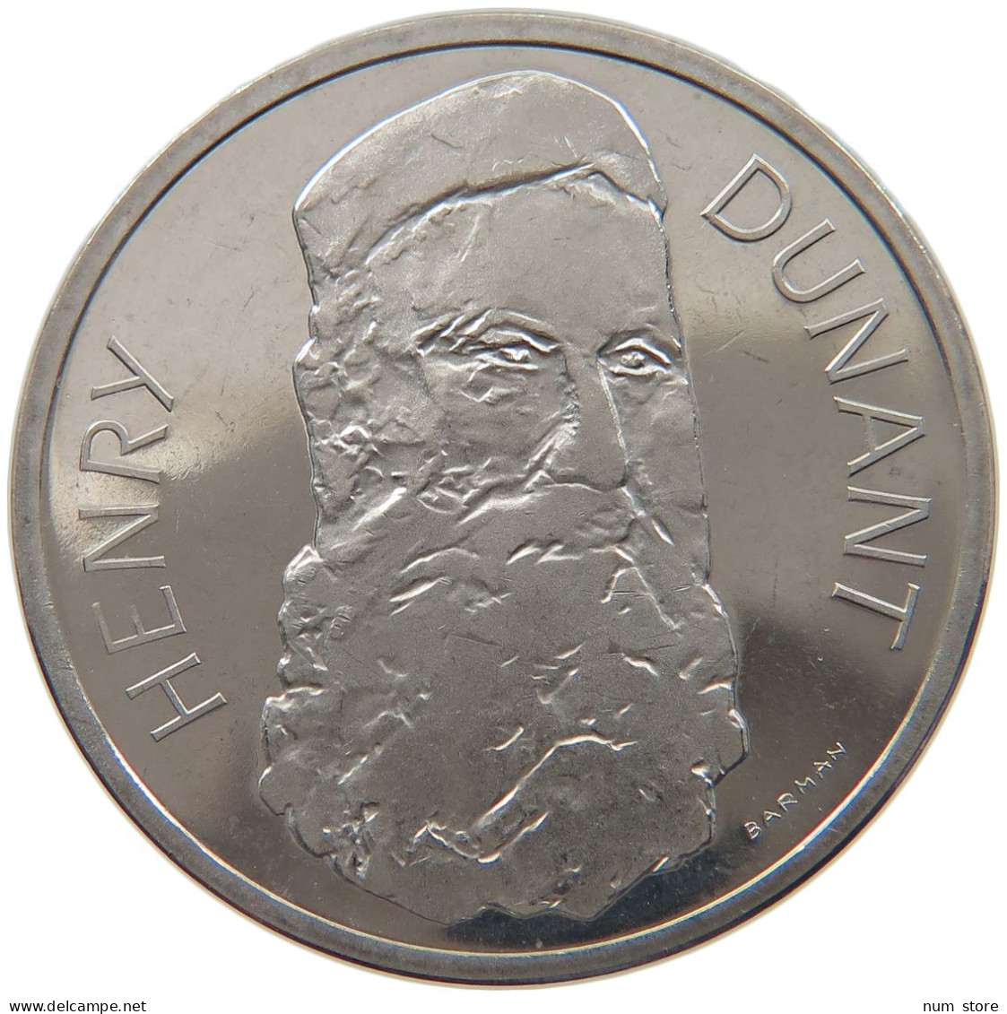 SCHWEIZ 5 FRANKEN FRANCS 1978 HENRY DUNANT #MA 099127 - Autres & Non Classés