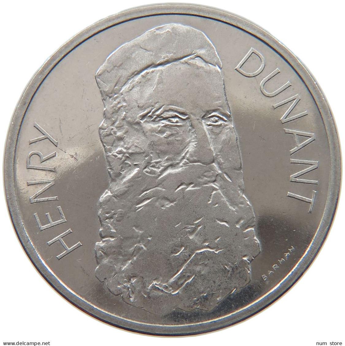 SCHWEIZ 5 FRANKEN FRANCS 1978 HENRY DUNANT #MA 099126 - Autres & Non Classés