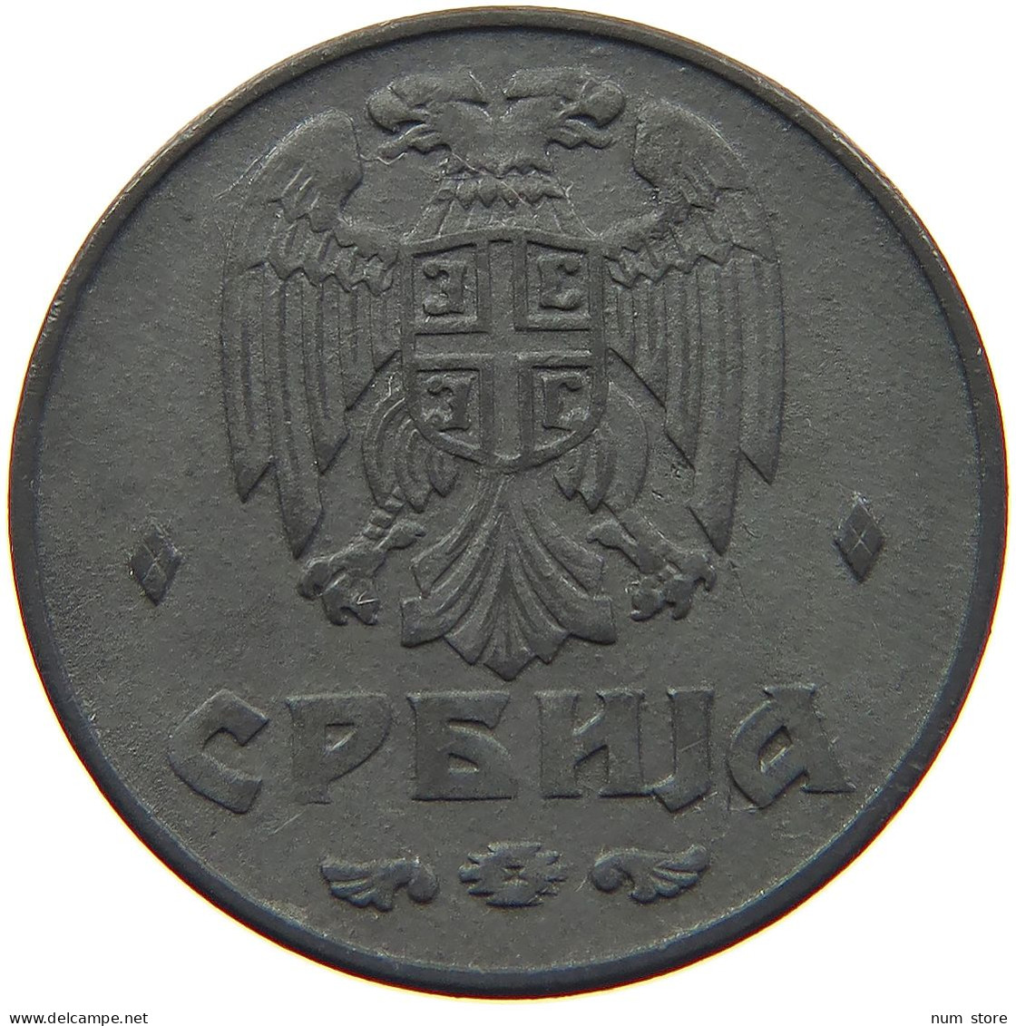 SERBIA DINAR 1942  #MA 067986 - Serbien