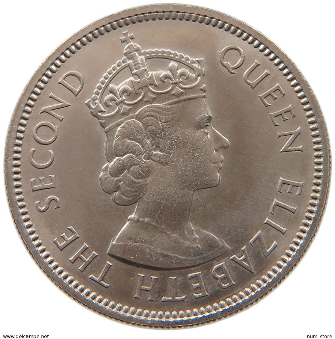 SEYCHELLES 1/2 RUPEE 1972 ELIZABETH II. (1952-2022) #MA 099674 - Seychellen