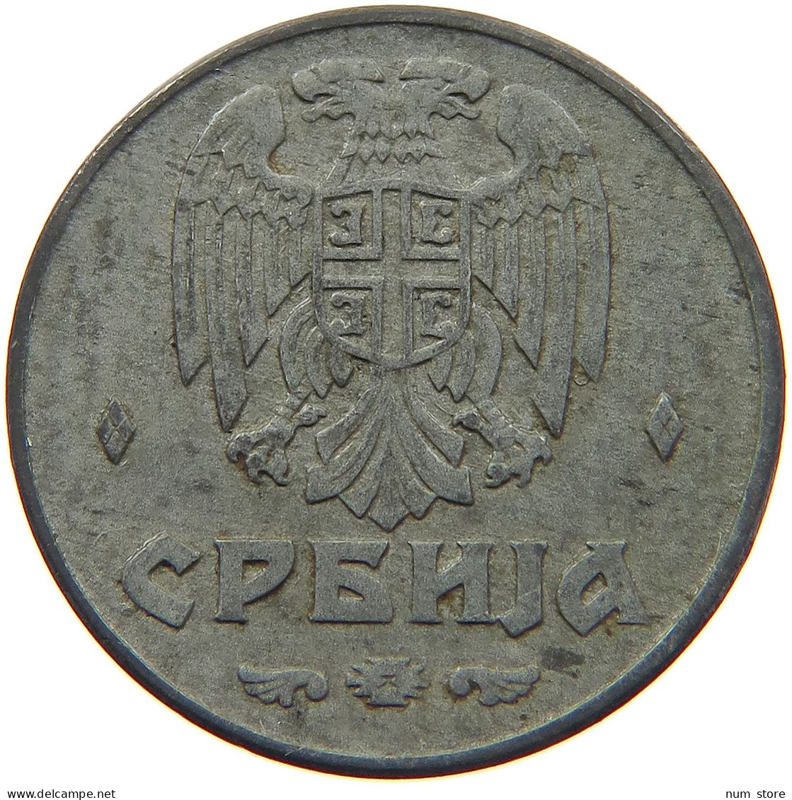 SERBIA DINAR 1942  #MA 067985 - Serbie