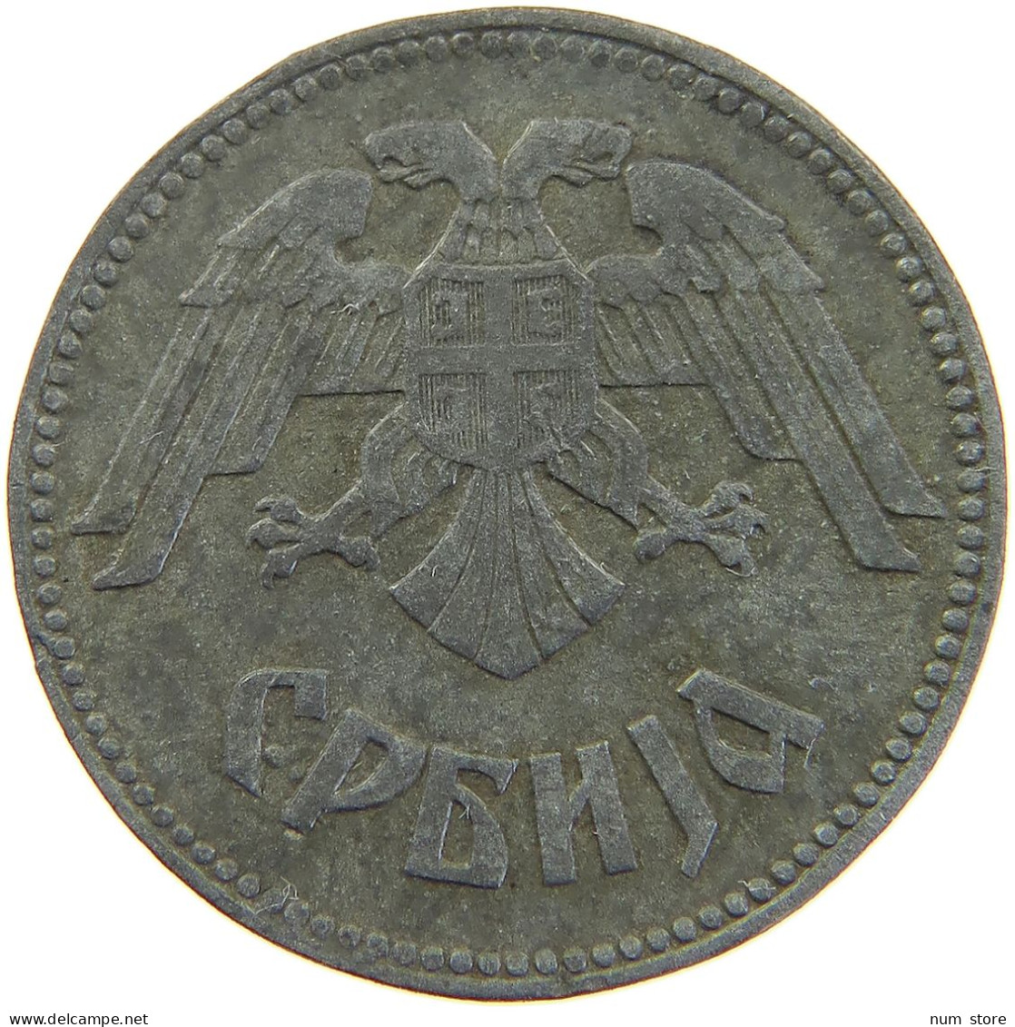 SERBIA 10 DINARA 1943  #MA 102806 - Serbie