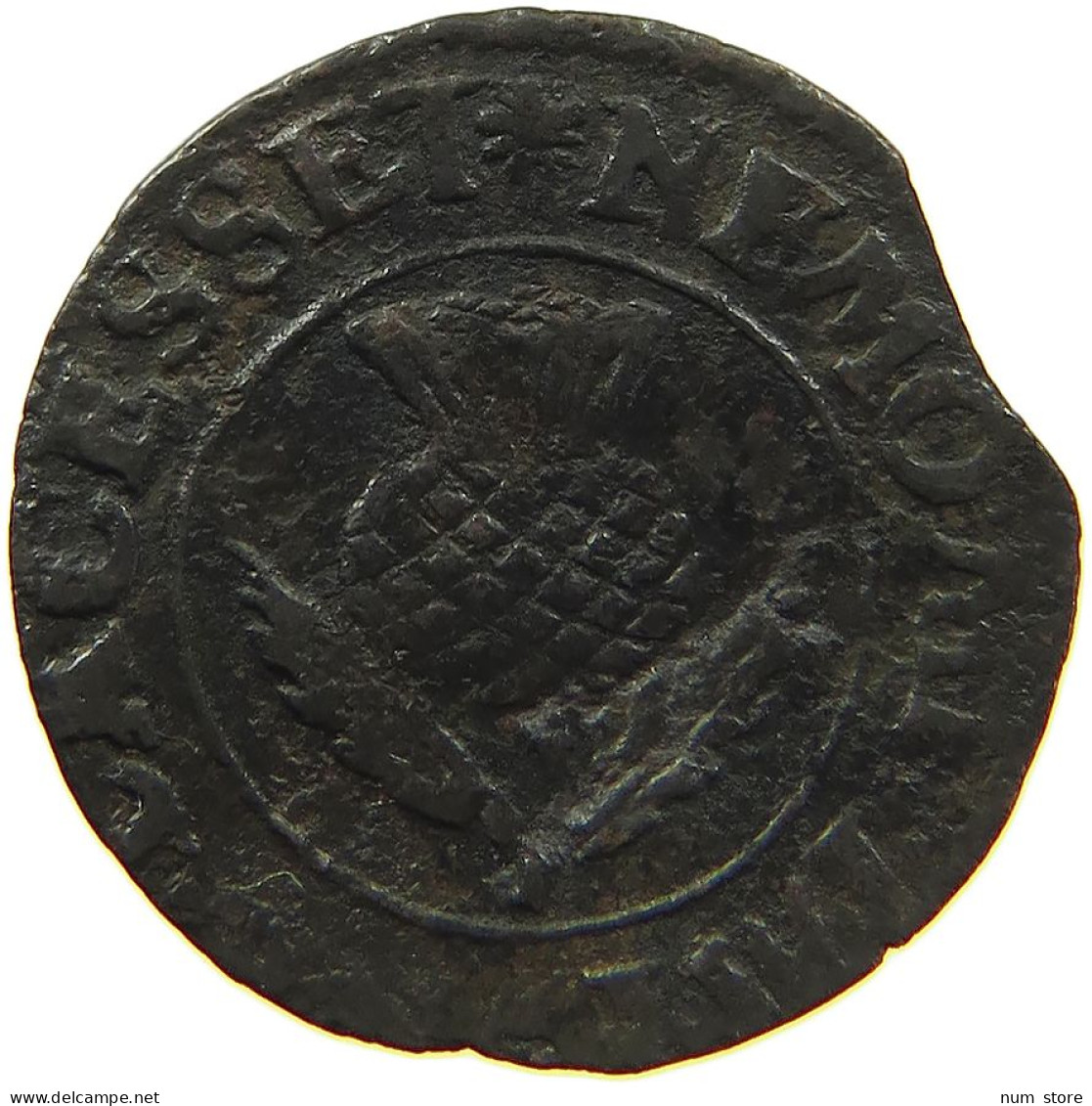 SCOTLAND 2 PENCE TURNER  CHARLES I. (1625-1649) #MA 103923 - Scottish