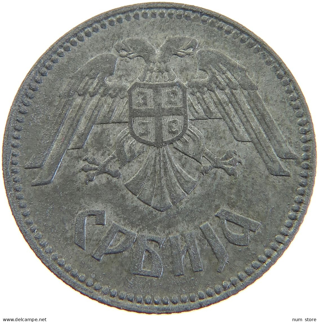 SERBIA 10 DINARA 1943  #MA 102803 - Serbie