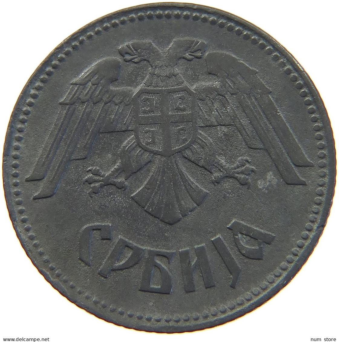 SERBIA 10 DINARA 1943  #MA 067952 - Serbie