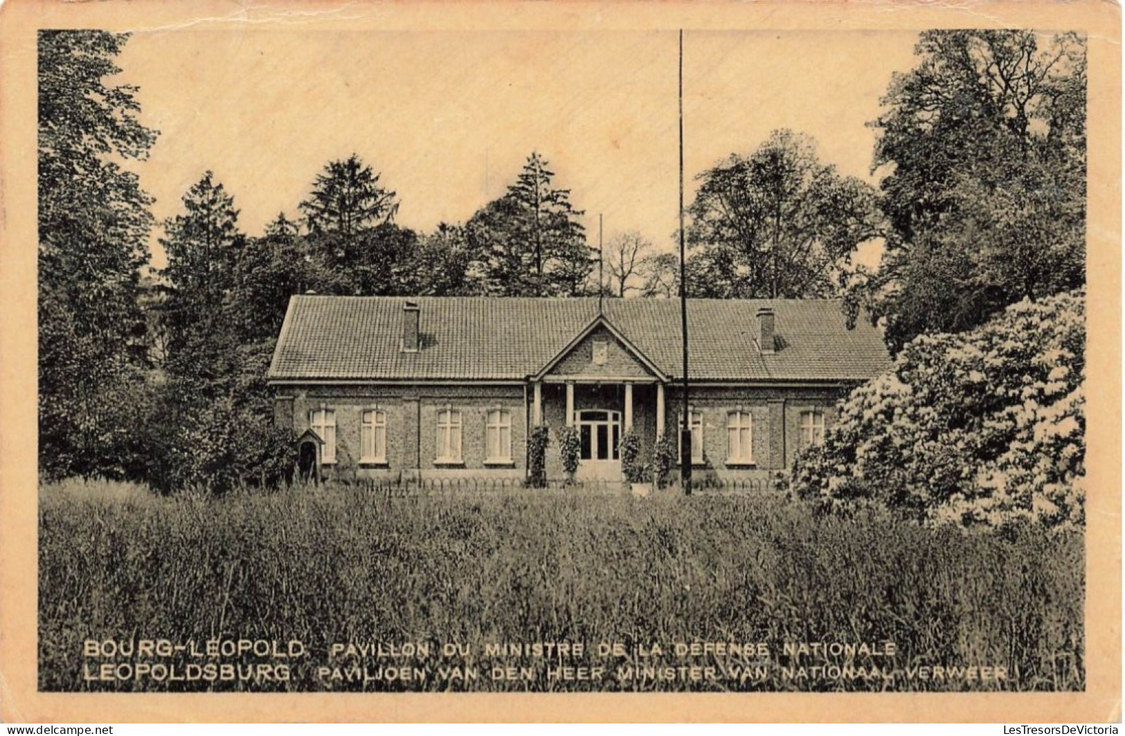 BELGIQUE - Bourg Leopold - Pavillon Du Ministre De La Defense Nationale - Carte Postale Ancienne - Leopoldsburg