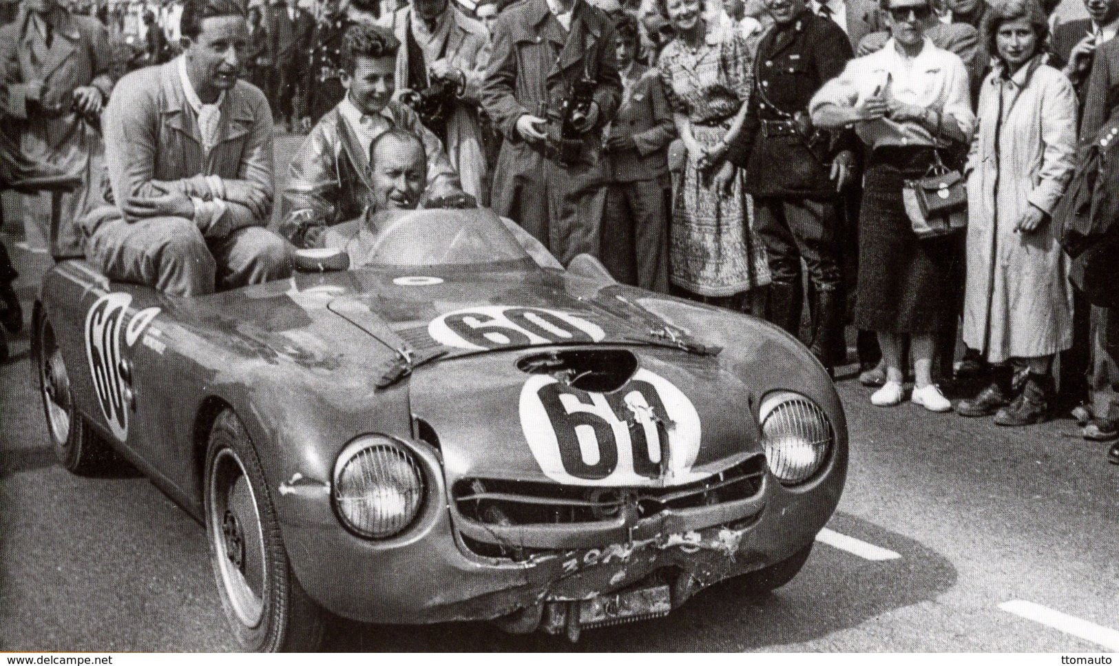 Panhard X84 - Pilotes: Jean Hemard-Eugene Dussous (Concurrents Francaises Du Mans 1952) - PHOTO 15x10cms - Le Mans