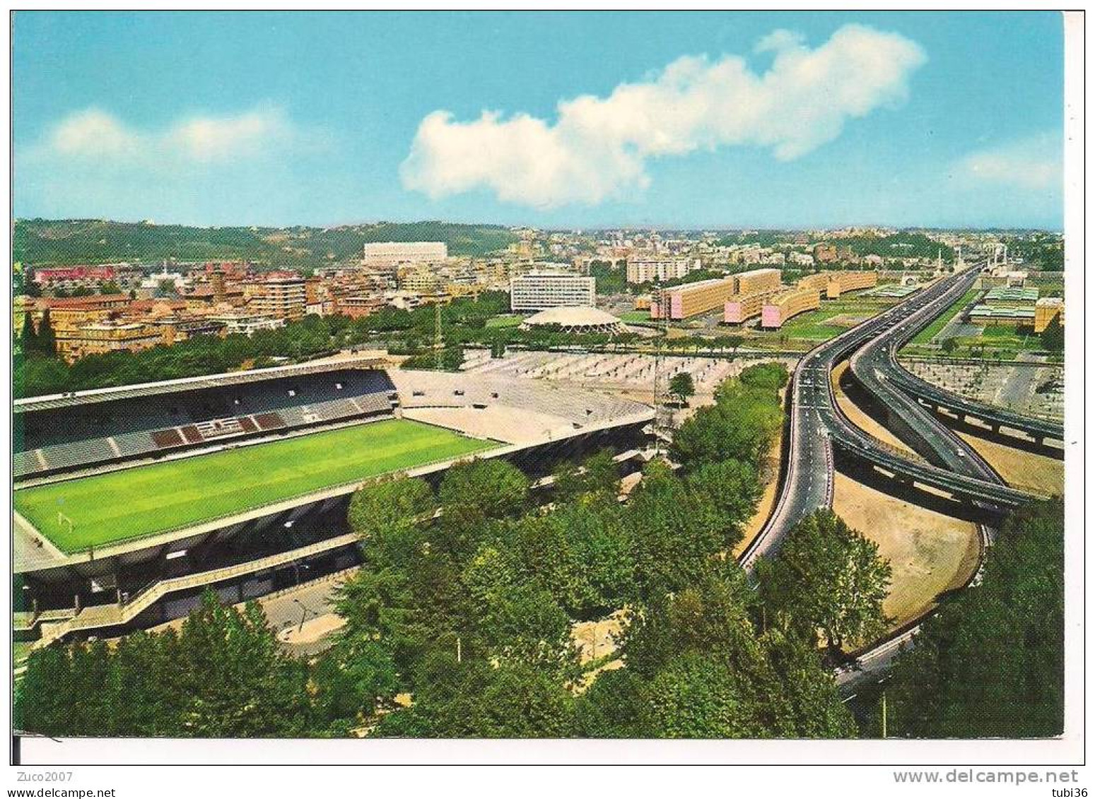 ROMA  STADIO FLAMINIO,  COLORI N/V, - Stadi & Strutture Sportive