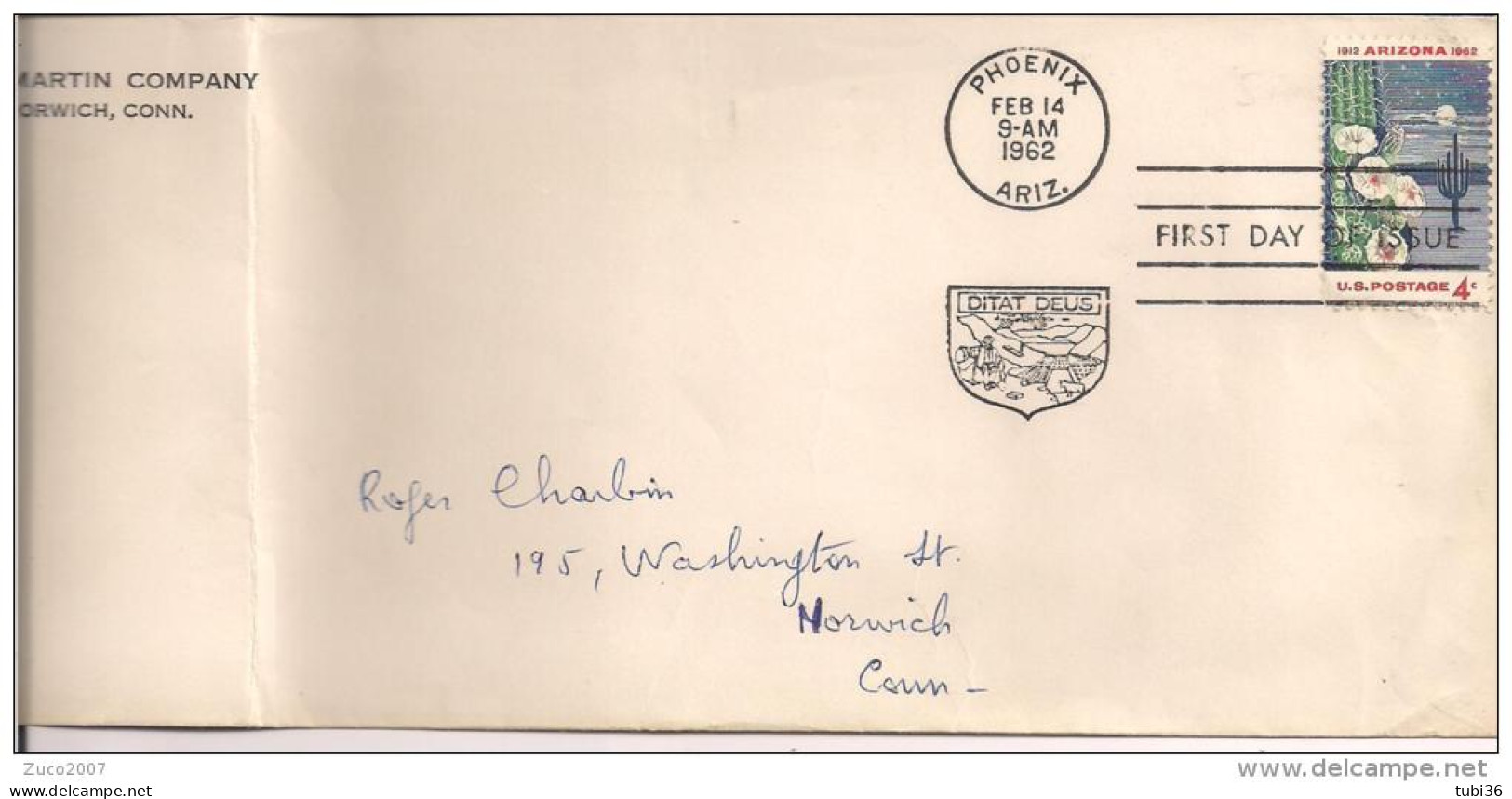 ARIZONA 1962, FDC, PHOENIX 1962, - 1961-1970