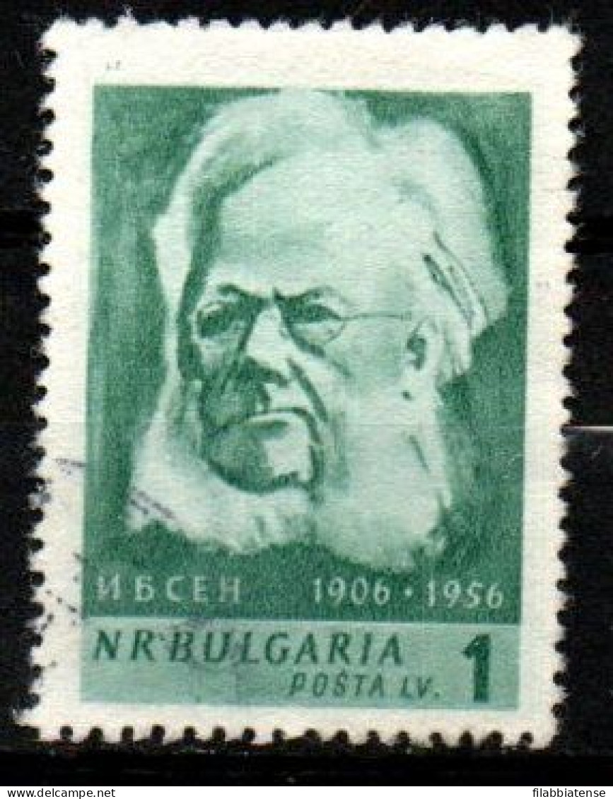 1956 - Bulgaria 881 Henrik Ibsen   ----- - Gebraucht