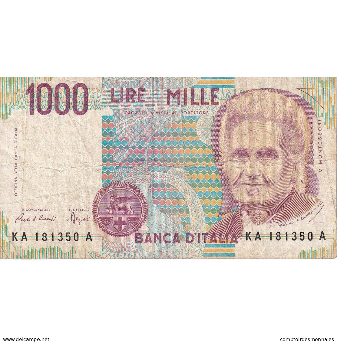 Italie, 1000 Lire, 1990, 1990-10-03, KM:114a, TB - 1000 Lire