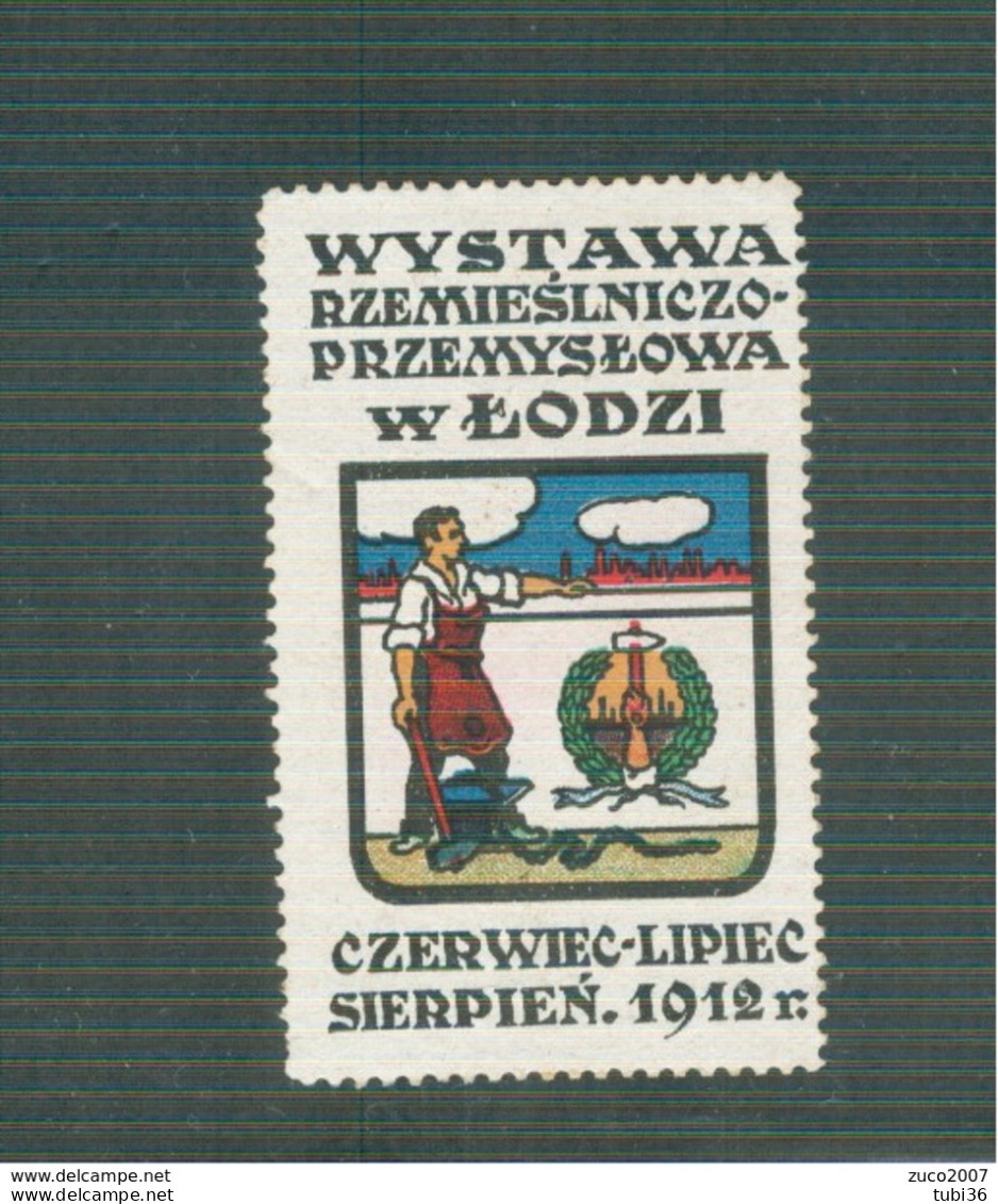 Wystawa Rzemieslnciczo Przemyslowa -w LODZI- Czerwiec- Lipiec -Sierpen 1912 - LABEL - Sonstige & Ohne Zuordnung