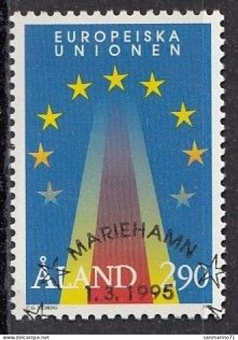 ALAND 99,used,falc Hinged - Institutions Européennes