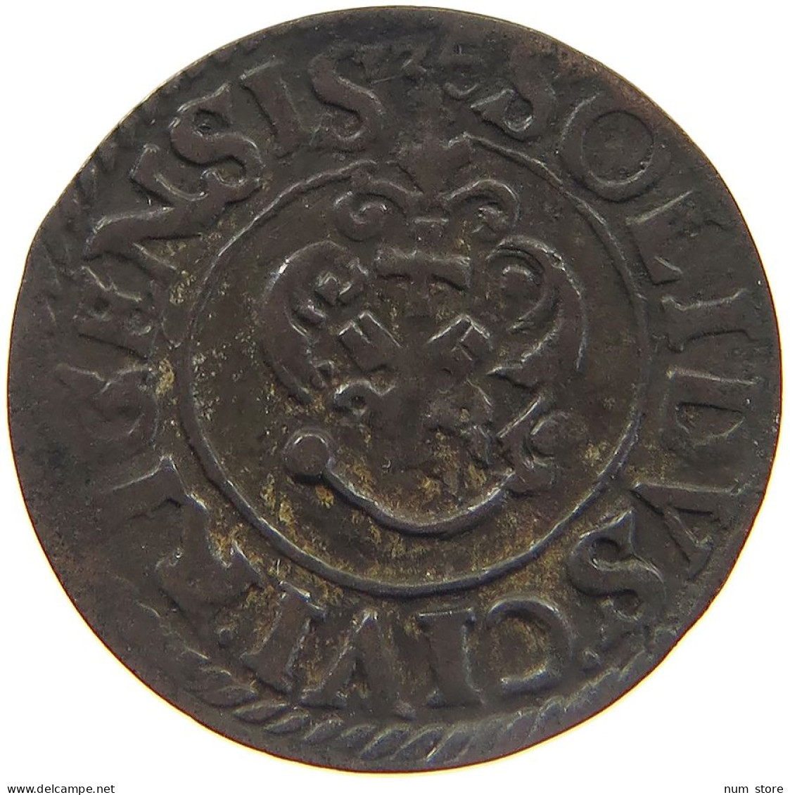 RIGA SOLIDUS 1635 CHRISTINA (1632-1654) #MA 024599 - Letonia