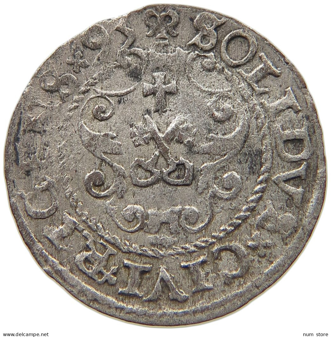 RIGA SOLIDUS SCHILLING 1593 SIGISMUND III (1587-1632) #MA 024576 - Letonia