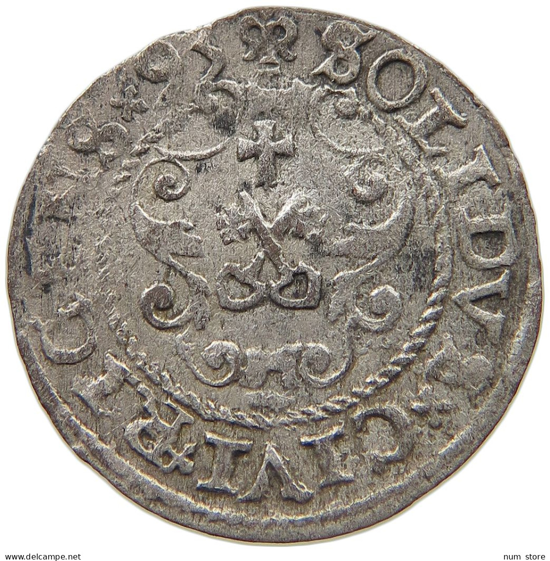 RIGA SOLIDUS SCHILLING 1593 SIGISMUND III (1587-1632) #MA 024576 - Letland