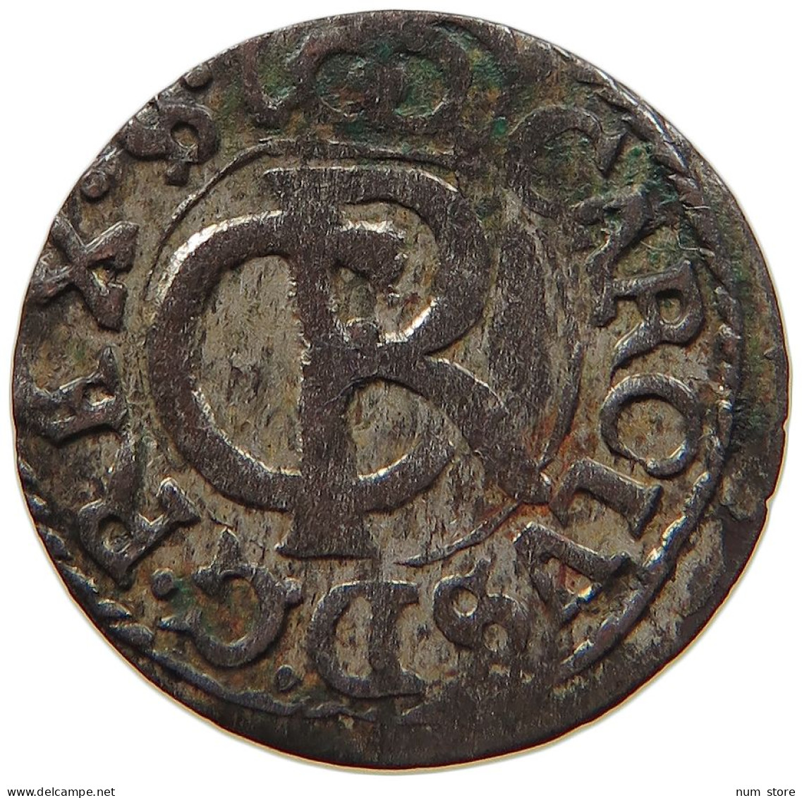 RIGA SCHILLING 1662 KARL XI. 1660-1697 #MA 063897 - Letonia