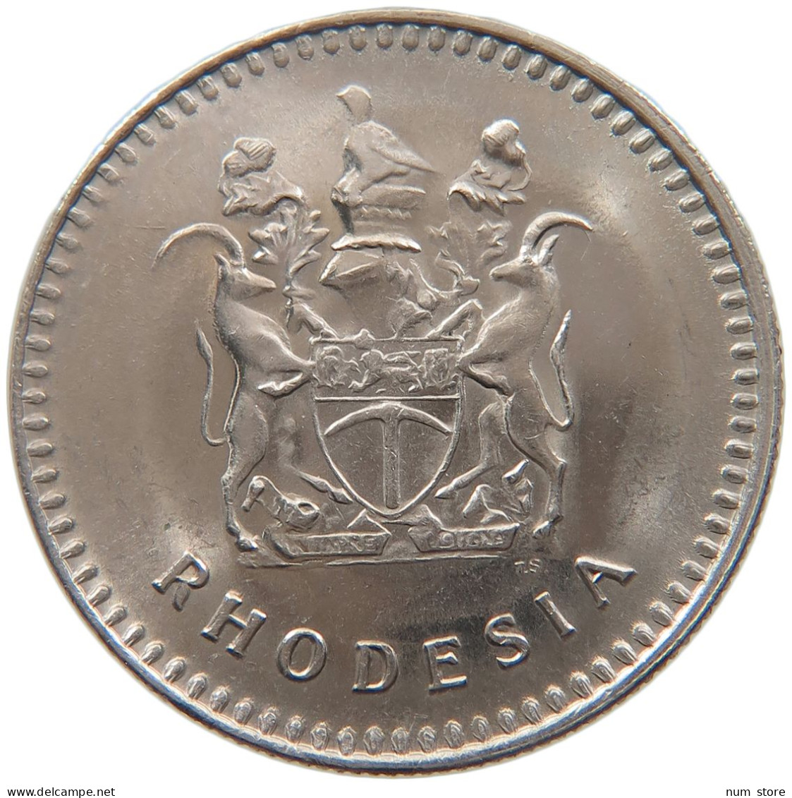 RHODESIA 20 CENTS 1975  #MA 067460 - Rhodesia