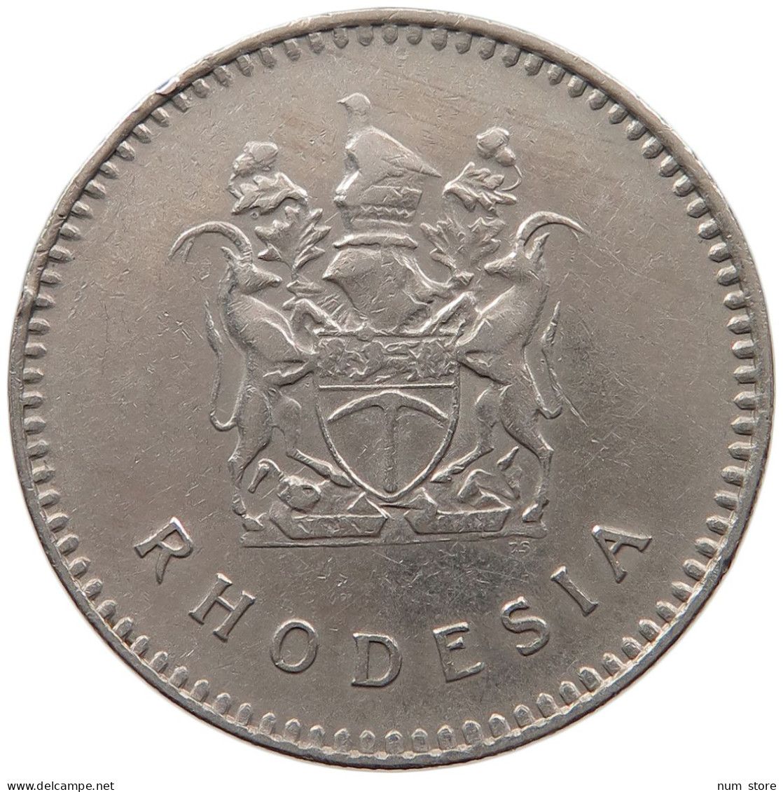 RHODESIA 25 CENTS 1975  #MA 067457 - Rhodesia