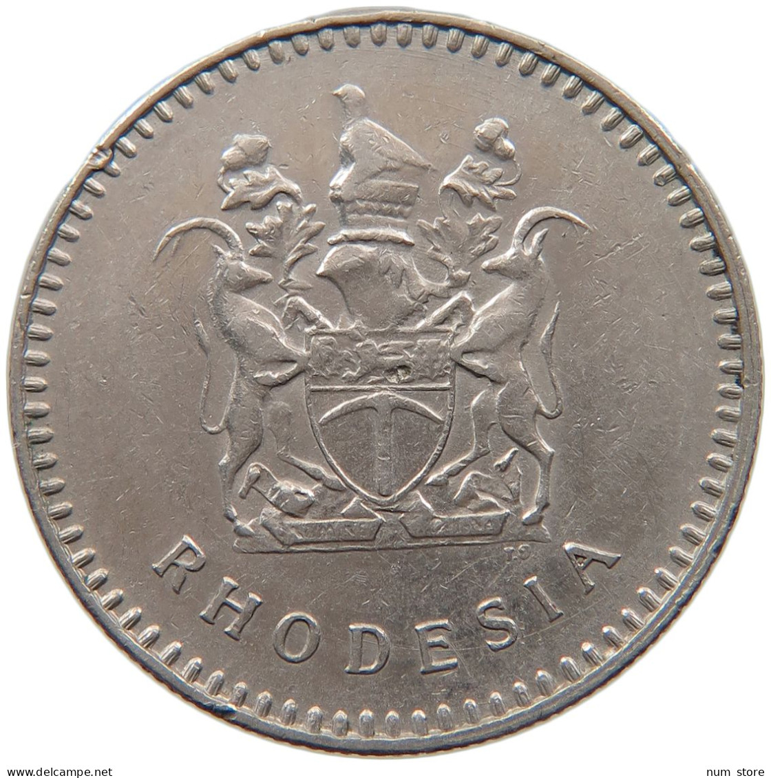 RHODESIA 20 CENTS 1977  #MA 067459 - Rhodesien