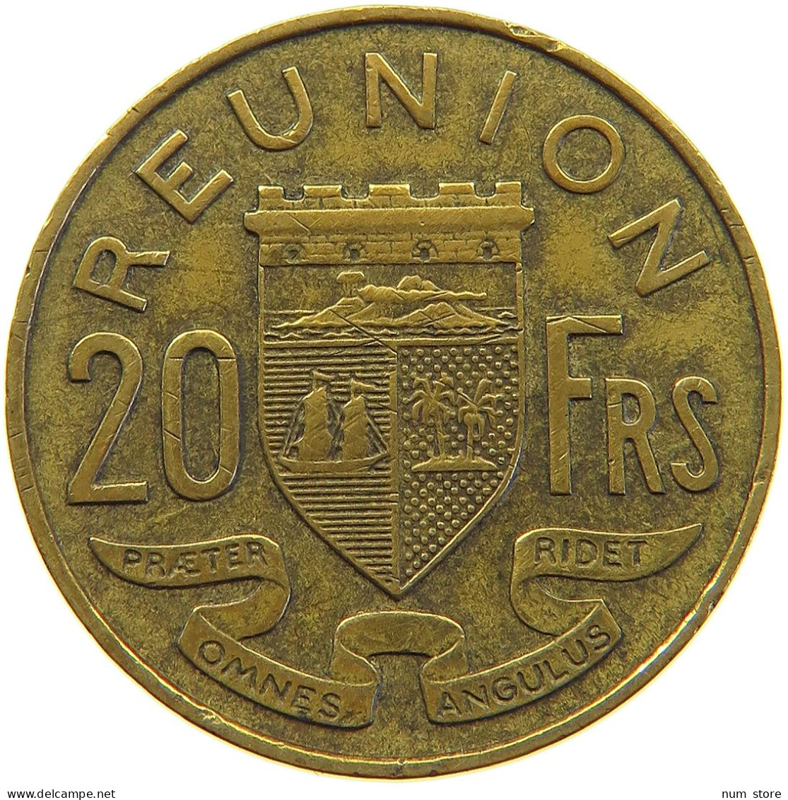 REUNION 20 FRANCS 1955  #MA 065790 - Otros – Asia