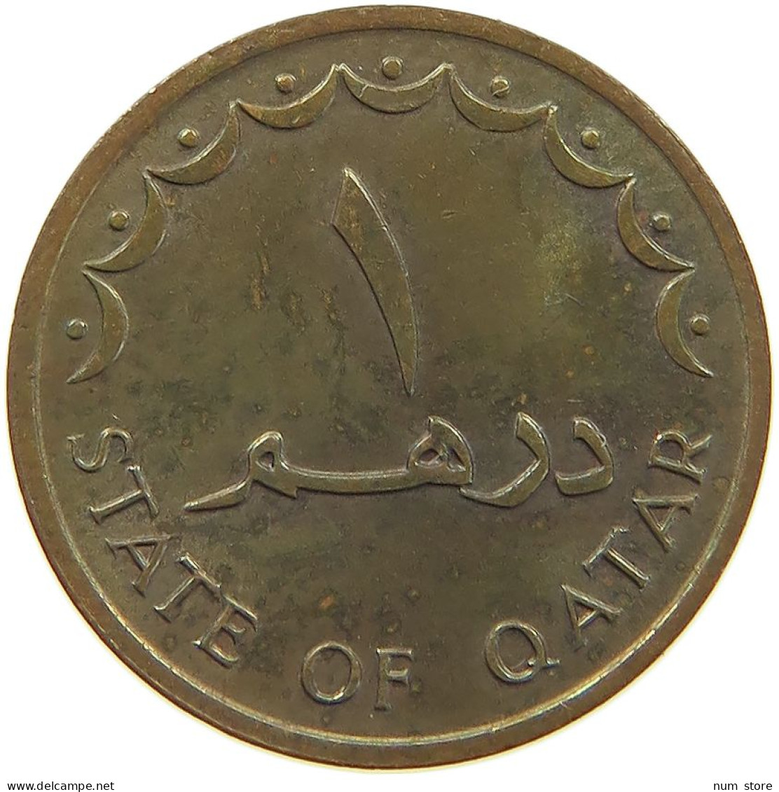 QATAR DIRHAM 1973  #MA 021966 - Qatar