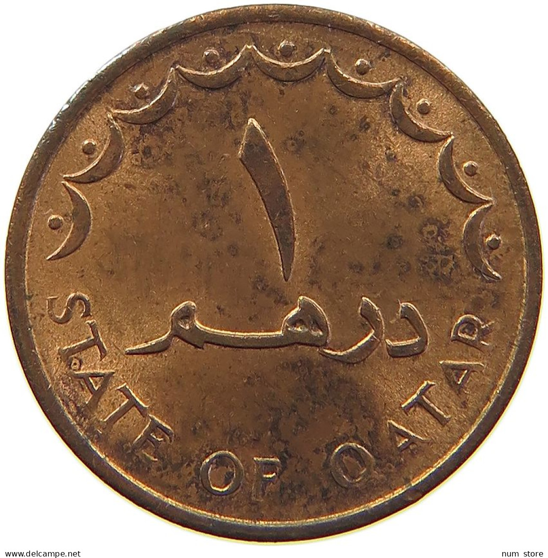 QATAR DIRHAM 1973  #MA 065925 - Qatar