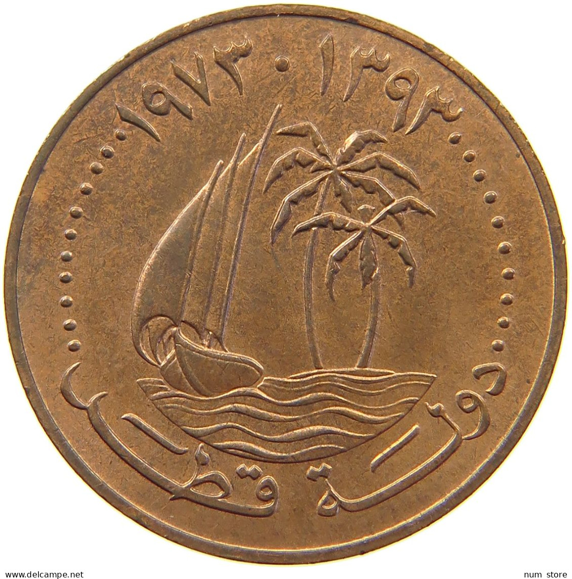 QATAR 10 DIRHAMS 1973  #MA 065923 - Qatar