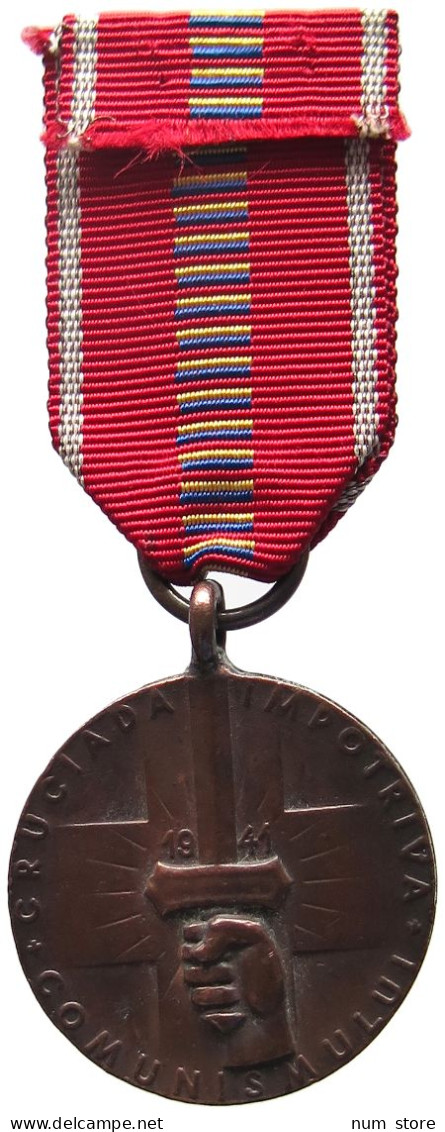 ROMANIA ORDEN 1941 ROMANIA, KINGDOM. A CRUSADE AGAINST COMMUNISM MEDAL 1941 #MA 020418 - Roumanie