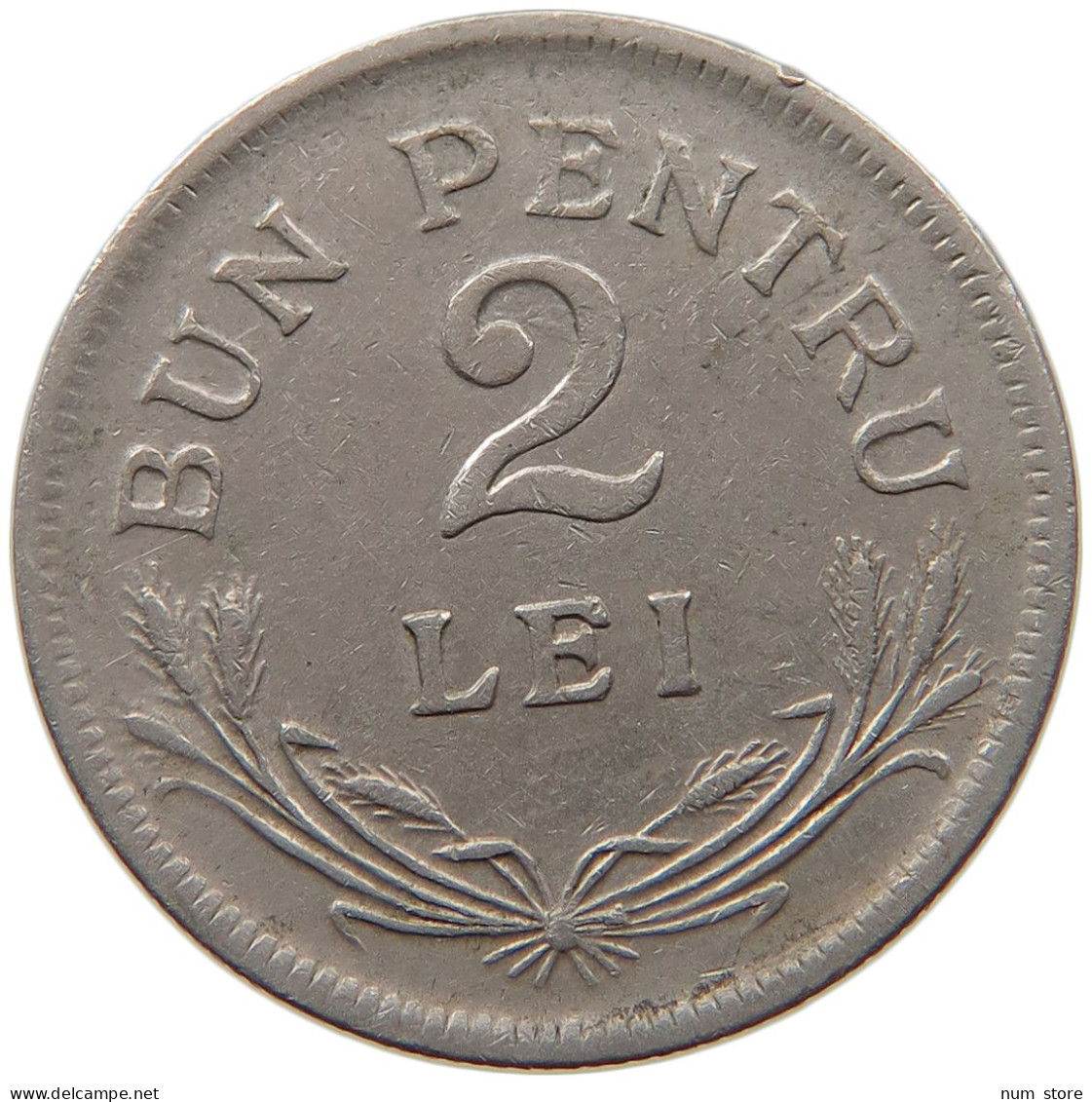 ROMANIA 2 LEI 1924  #MA 067593 - Roumanie