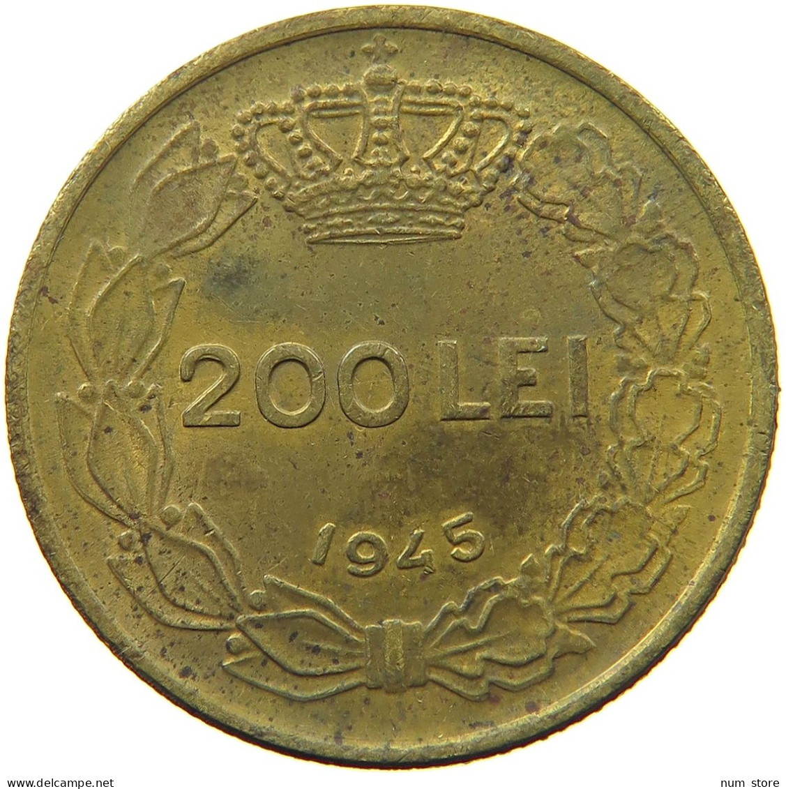 ROMANIA 200 LEI 1945 MIHAI I. 1940-1947 #MA 099160 - Roumanie