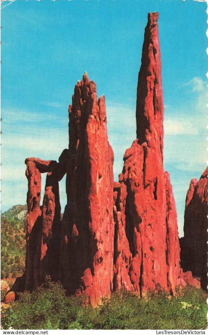 ETATS-UNIS - Colorado - Ruines Du Temple De Montezuma Dans Le Jardin Des Dieux - Colorisé - Carte Postale - Otros & Sin Clasificación