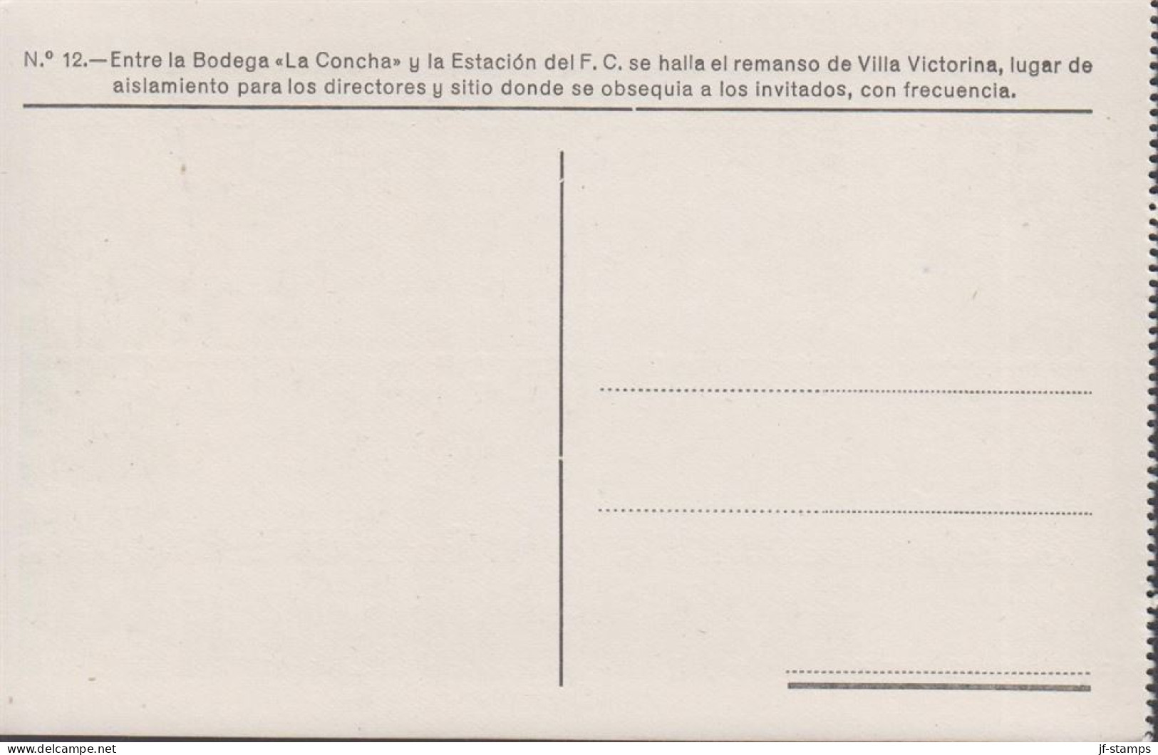 1930. ESPANA. Fine Postcard With Sherry Motive. BODEGAS DE GONZALEZ BYASS EN JEREZ DE LA FRONTERA. Villa V... - JF445055 - Other & Unclassified