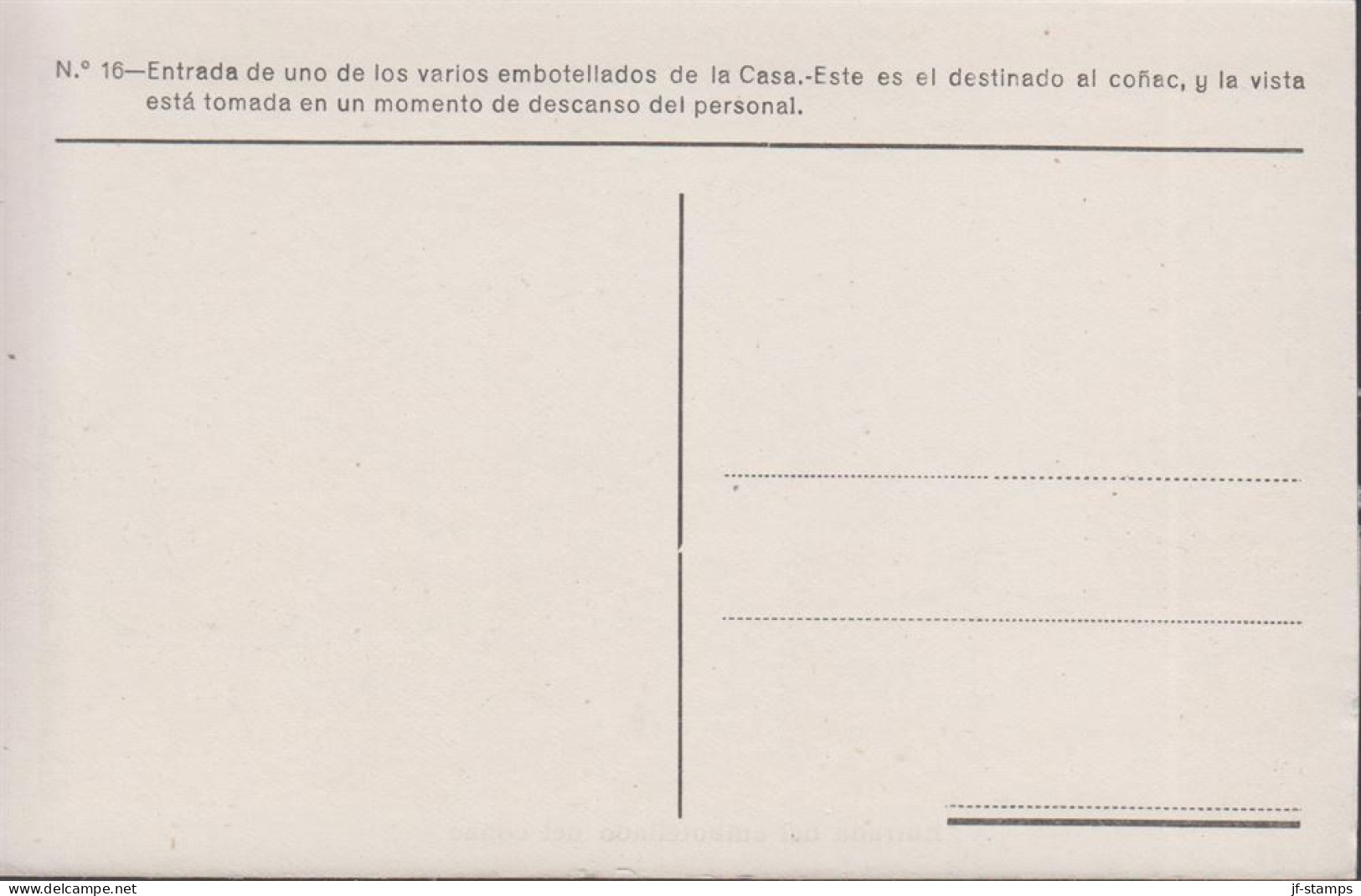 1930. ESPANA. Fine Postcard With Sherry Motive. BODEGAS DE GONZALEZ BYASS EN JEREZ DE LA FRONTERA. Entrada... - JF445057 - Other & Unclassified