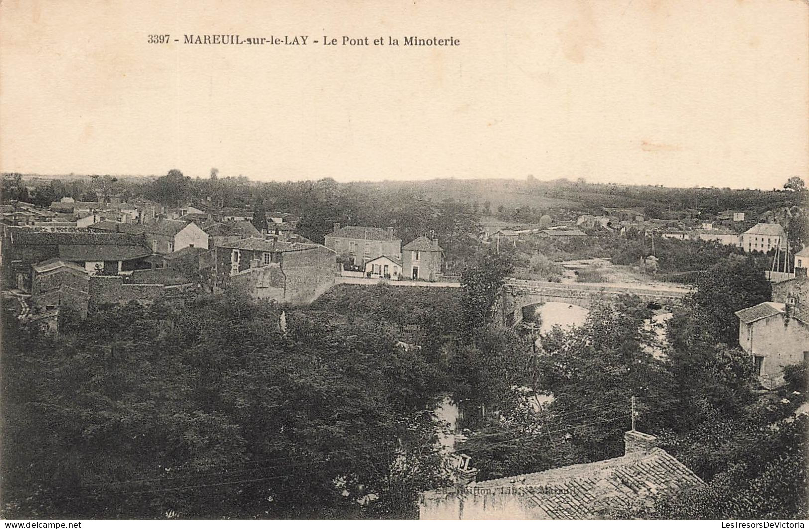 FRANCE - Fontenay Le Comte - Mareuil Sur Le Lay - Le Pont Et La Minoterie  - Carte Postale Ancienne - Fontenay Le Comte