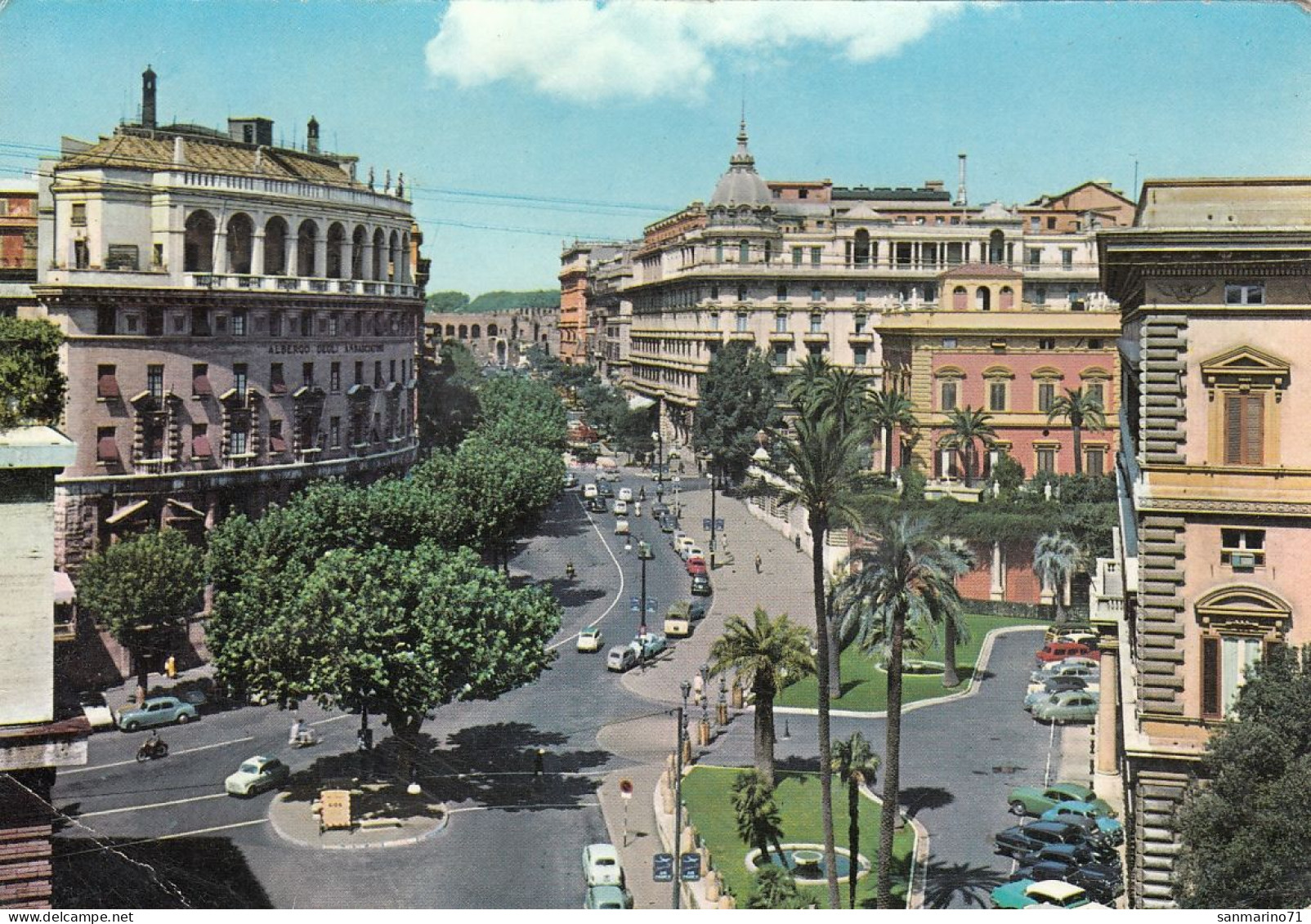 POSTCARD 1110,Italy,Roma,Rim - Tarjetas Panorámicas