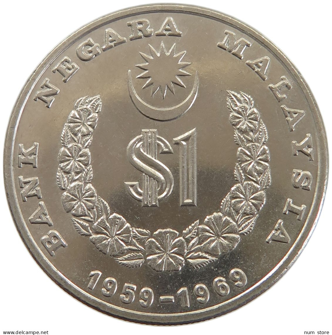 SINGAPORE DOLLAR 1969  #MA 025834 - Singapur