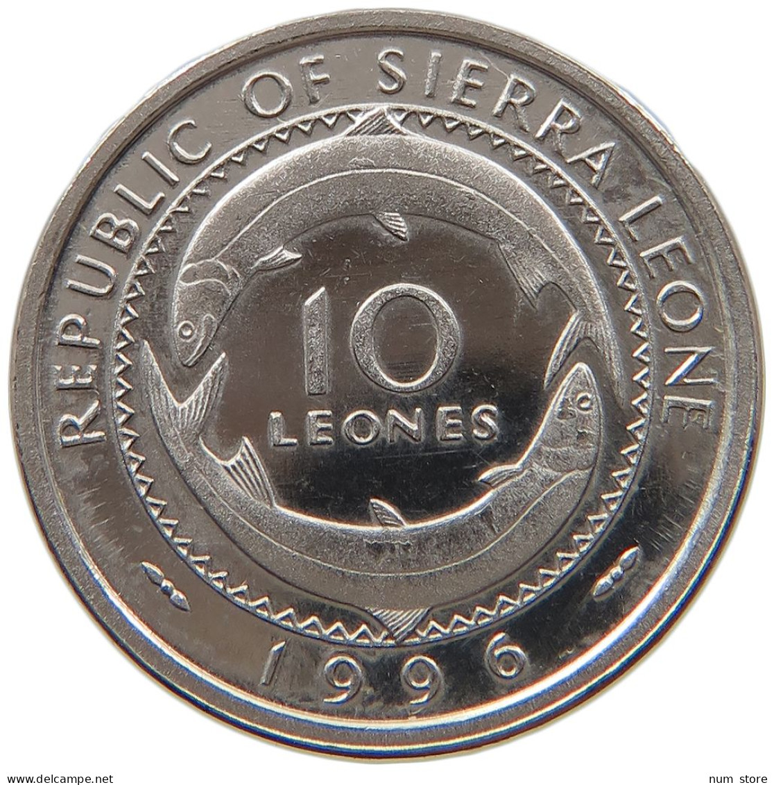 SIERRA LEONE 10 LEONES 1996  #MA 066896 - Sierra Leona