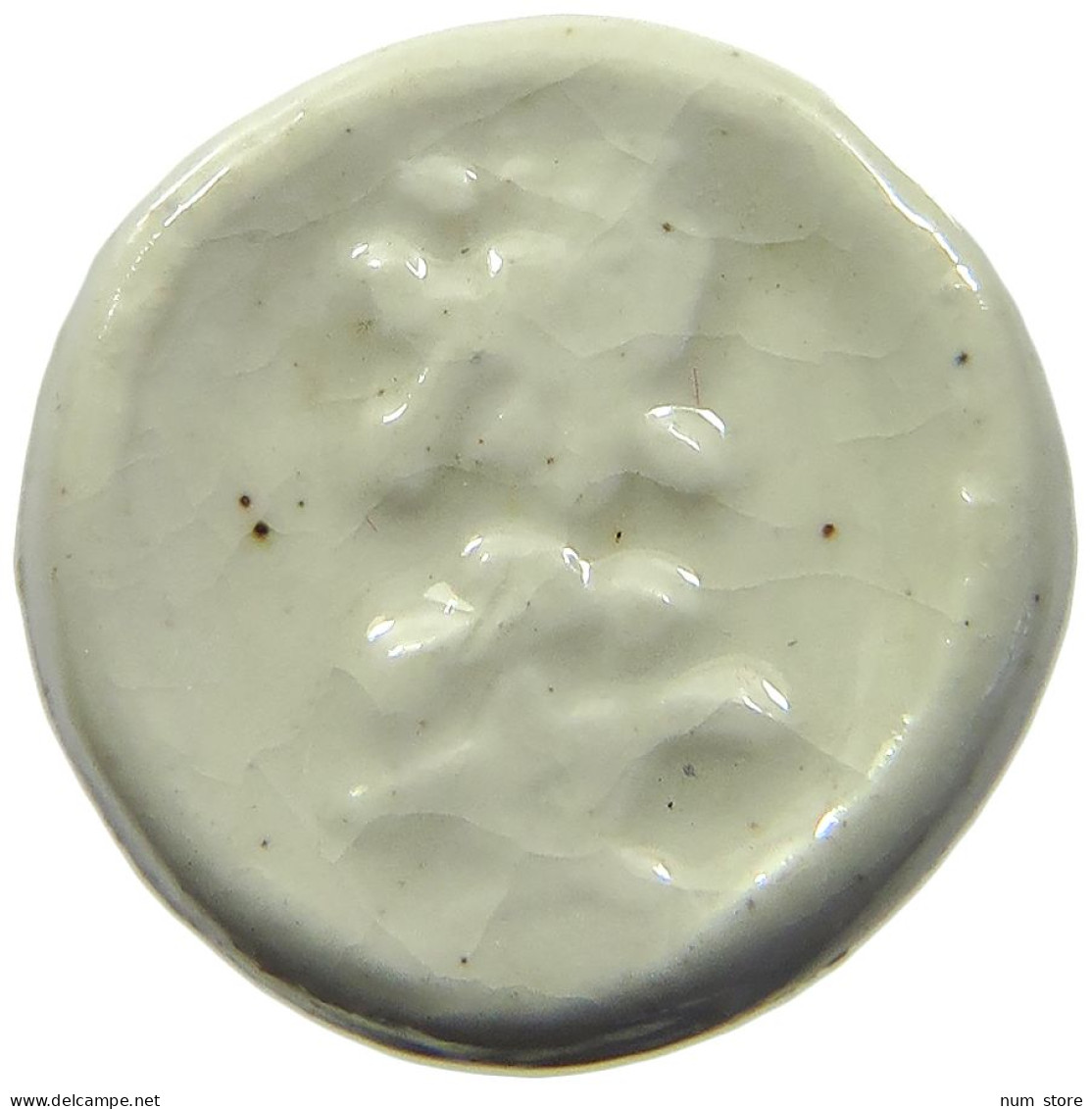 SIAM THAILAND TOKEN  SIAMESE GAMBLING TOKEN PORZELLAN, PORCELAIN #MA 098676 - Thaïlande