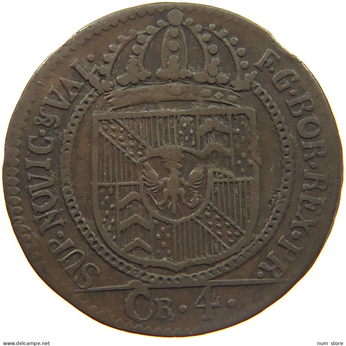 SCHWEIZ NEUENBURG 4 KREUZER 1793  #MA 024322 - Autres & Non Classés