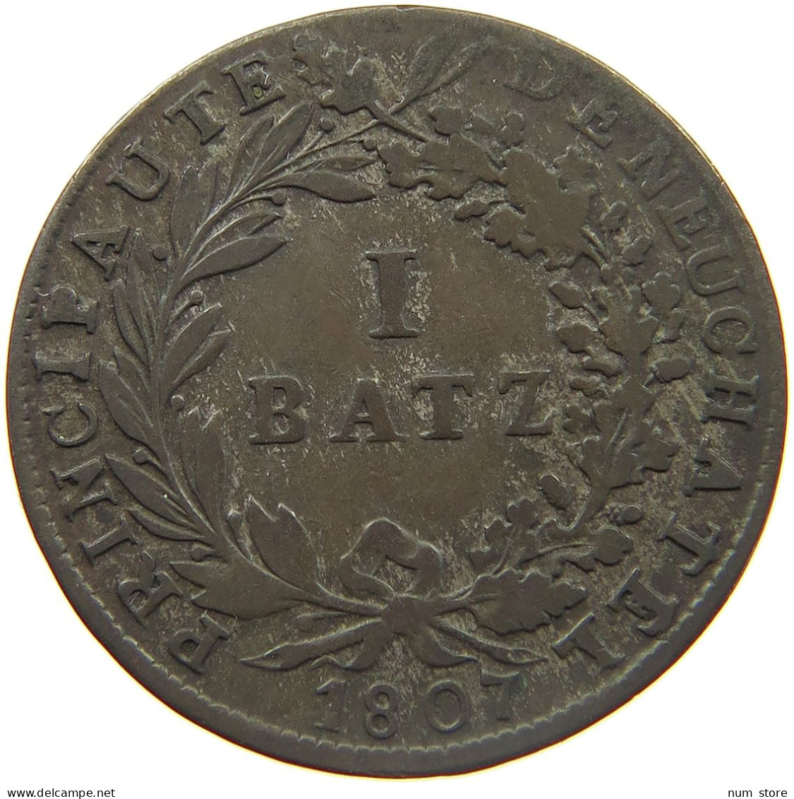 SCHWEIZ NEUENBURG BATZEN 1807  #MA 024321 - Autres & Non Classés