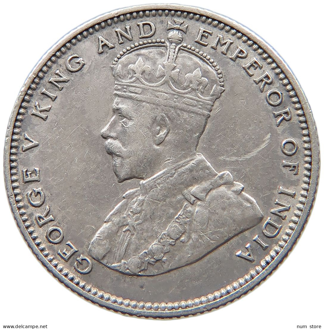 STRAITS SETTLEMENTS 20 CENTS 1927 GEORGE V. (1910-1936) #MA 068253 - Colonies