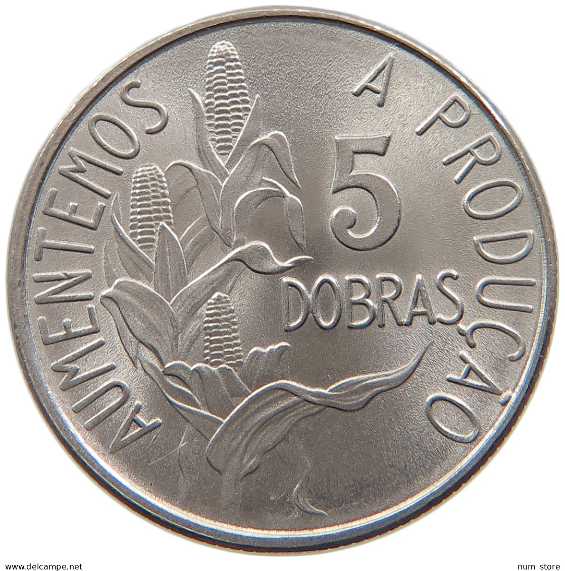 ST. THOMAS AND PRINCE 5 DOBRAS 1977  #MA 103524 - Sao Tomé E Principe