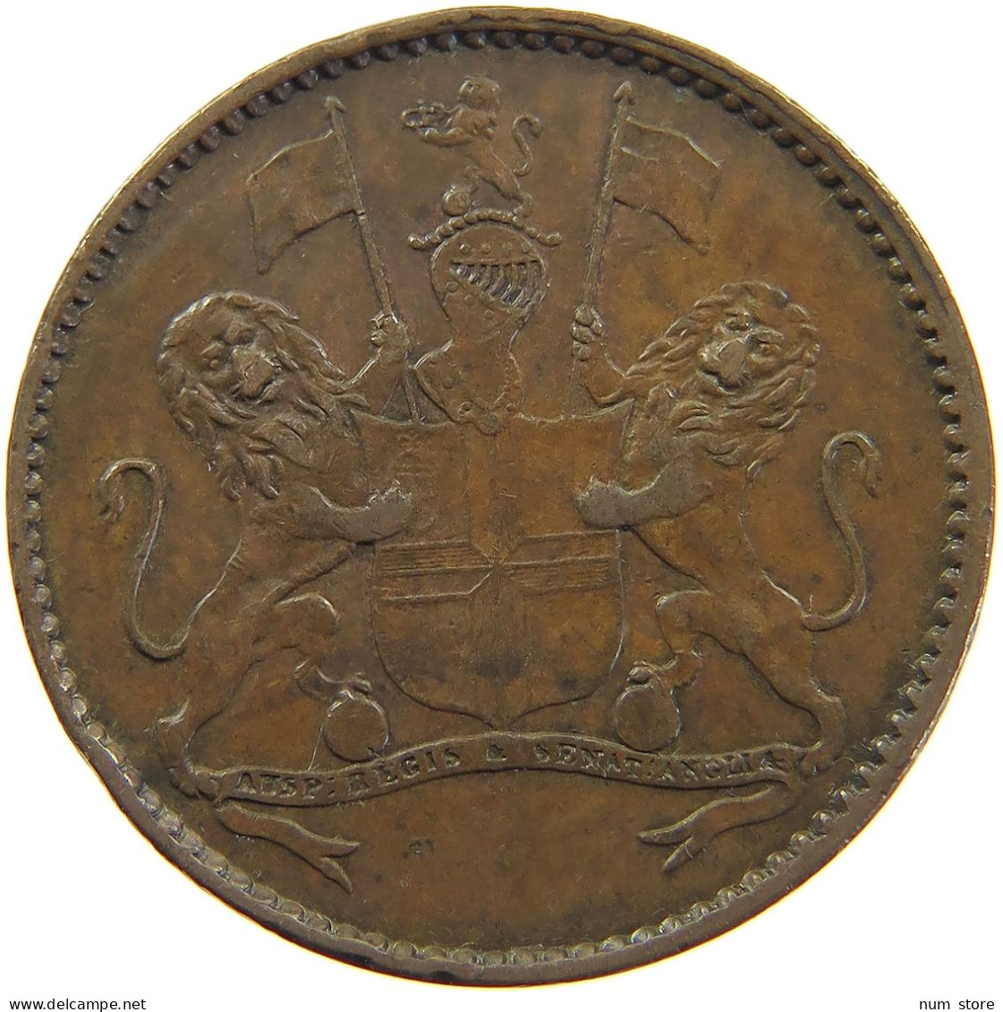 ST. HELENA 1/2 PENNY HALFPENNY 1821 GEORGE IV. (1820-1830) #MA 101997 - Sint-Helena