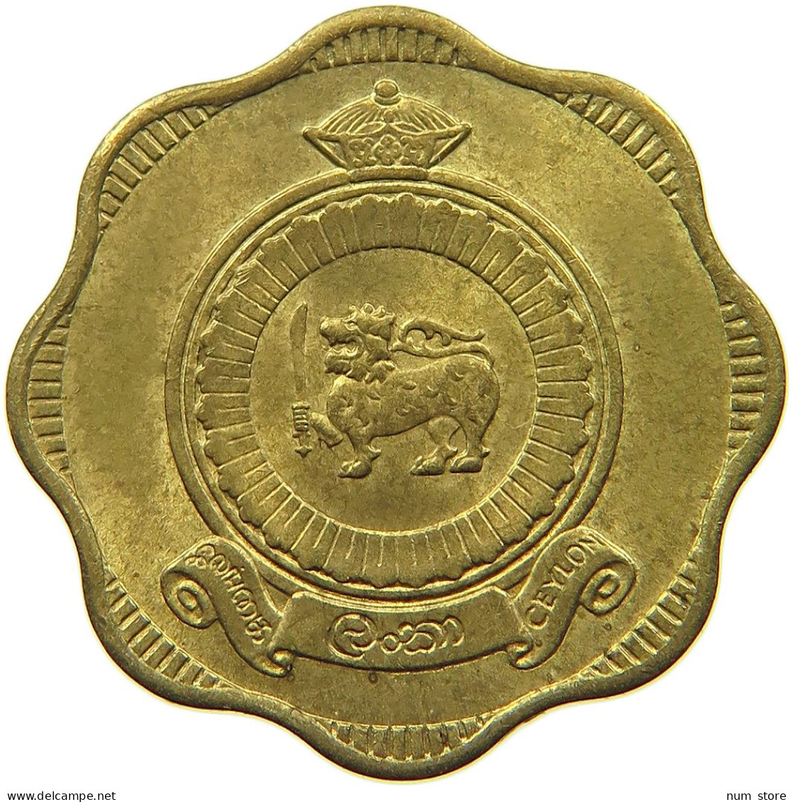 SRI LANKA 10 CENTS 1963  #MA 099213 - Sri Lanka