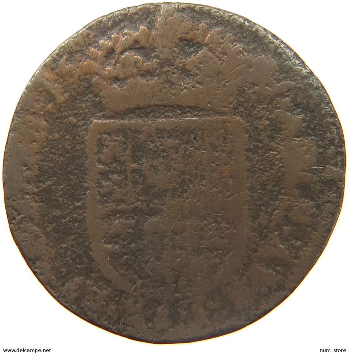 SPANISH NETHERLANDS BRABANT LIARD  CHARLES II (1660-1685) #MA 024275 - Países Bajos Españoles
