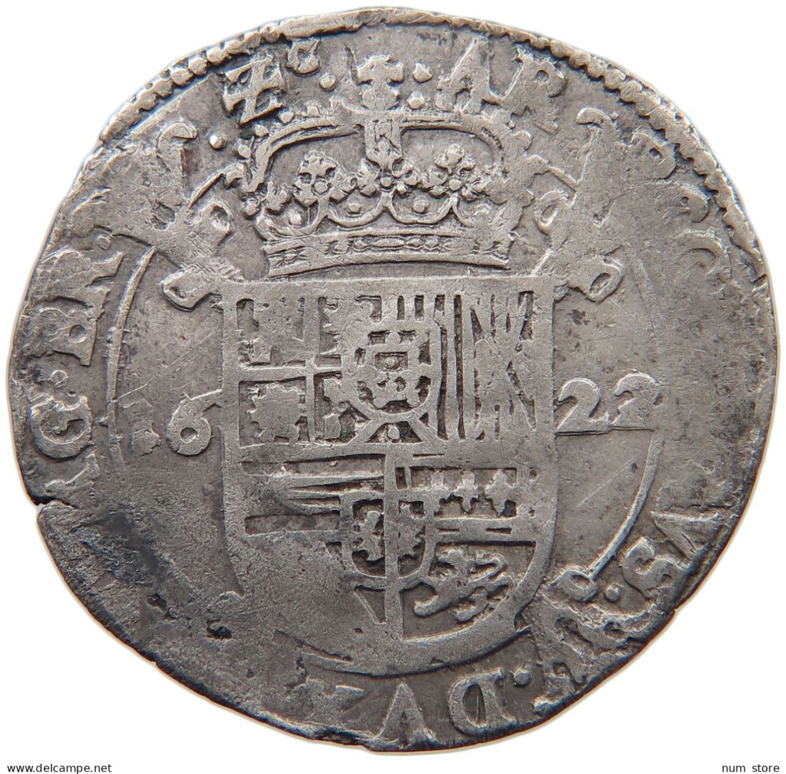 SPANISH NETHERLANDS ESCALIN 1622 FELIPE IV. 1621-1665 BRABANT #MA 105069 - Spanische Niederlande